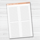 CLEARANCE | 2024 A5 Daily Duo Lined Box Planner Stickers | B-633-B