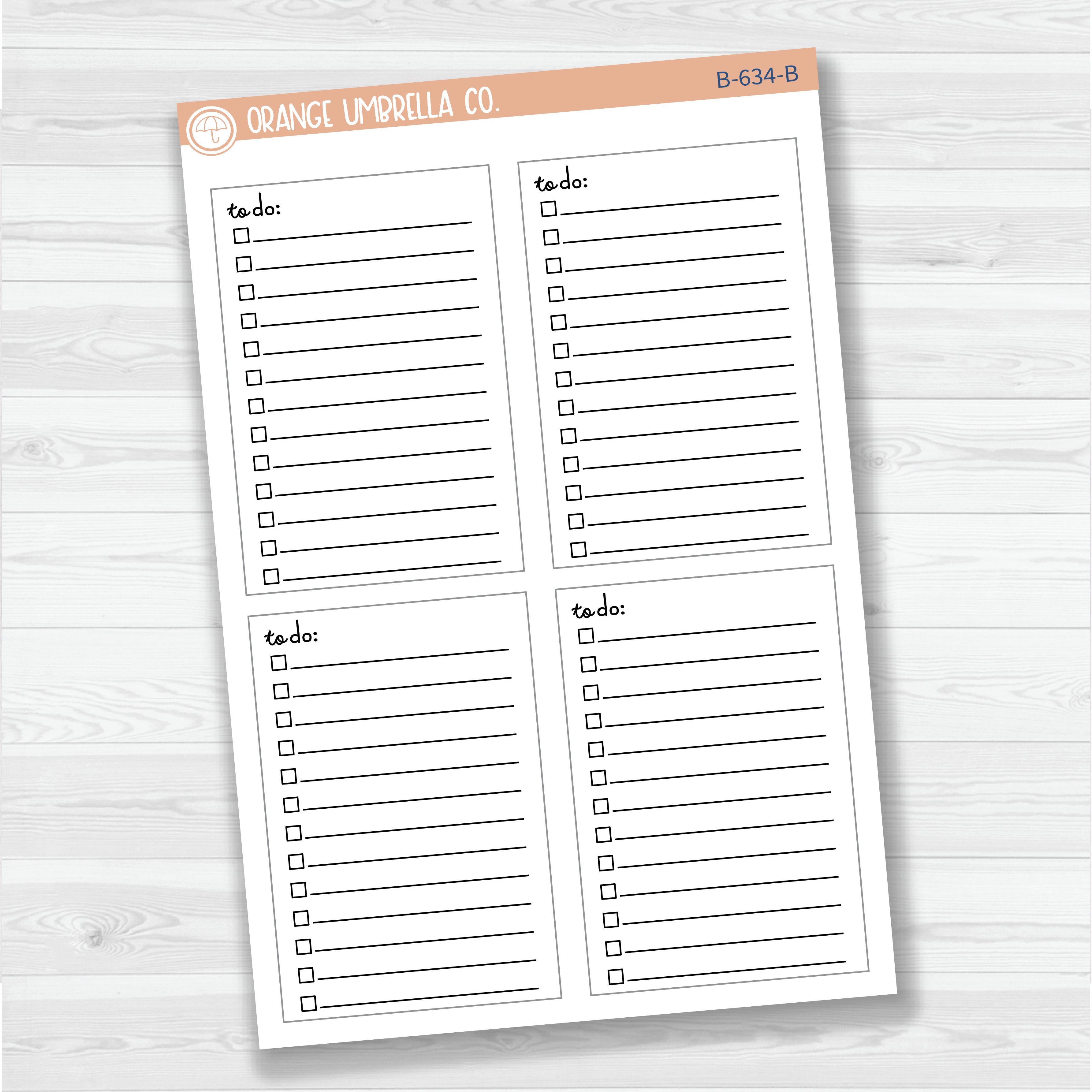 CLEARANCE | 2024 A5 Daily Duo Tasks Box Planner Stickers | B-634-B