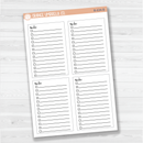 CLEARANCE | 2024 A5 Daily Duo Tasks Box Planner Stickers | B-634-B