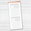 CLEARANCE | 2024 7x9 Daily Duo Habits Box Planner Stickers | B-638-B