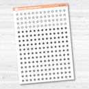 Tiny Star Icon Planner Stickers | Micro Functional Planner Stickers | B-710