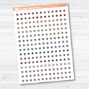 Tiny Star Icon Planner Stickers | Micro Functional Planner Stickers | B-710