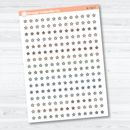 Tiny Star Icon Planner Stickers | Micro Functional Planner Stickers | B-710