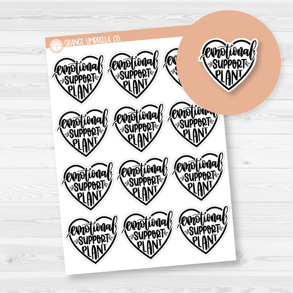 CLEARANCE | Emotional Support Plant Quote Planner Stickers | C-061-B