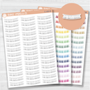 Tassel Chain Deco Planner Stickers | C-105
