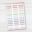 Tassel Chain Deco Planner Stickers | C-105