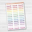 Tassel Chain Deco Planner Stickers | C-105
