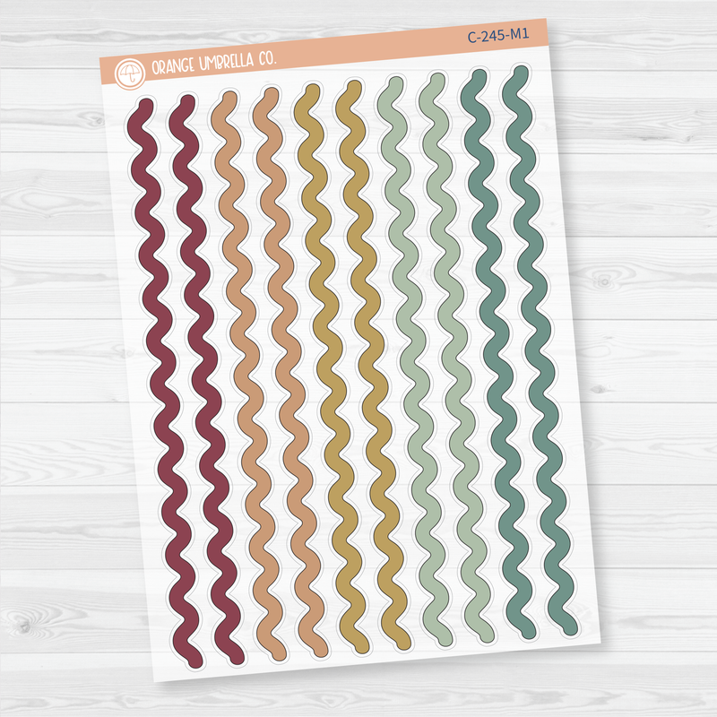 Ric Rak Washi Strips Planner Stickers | Clear Matte | C-245-CM