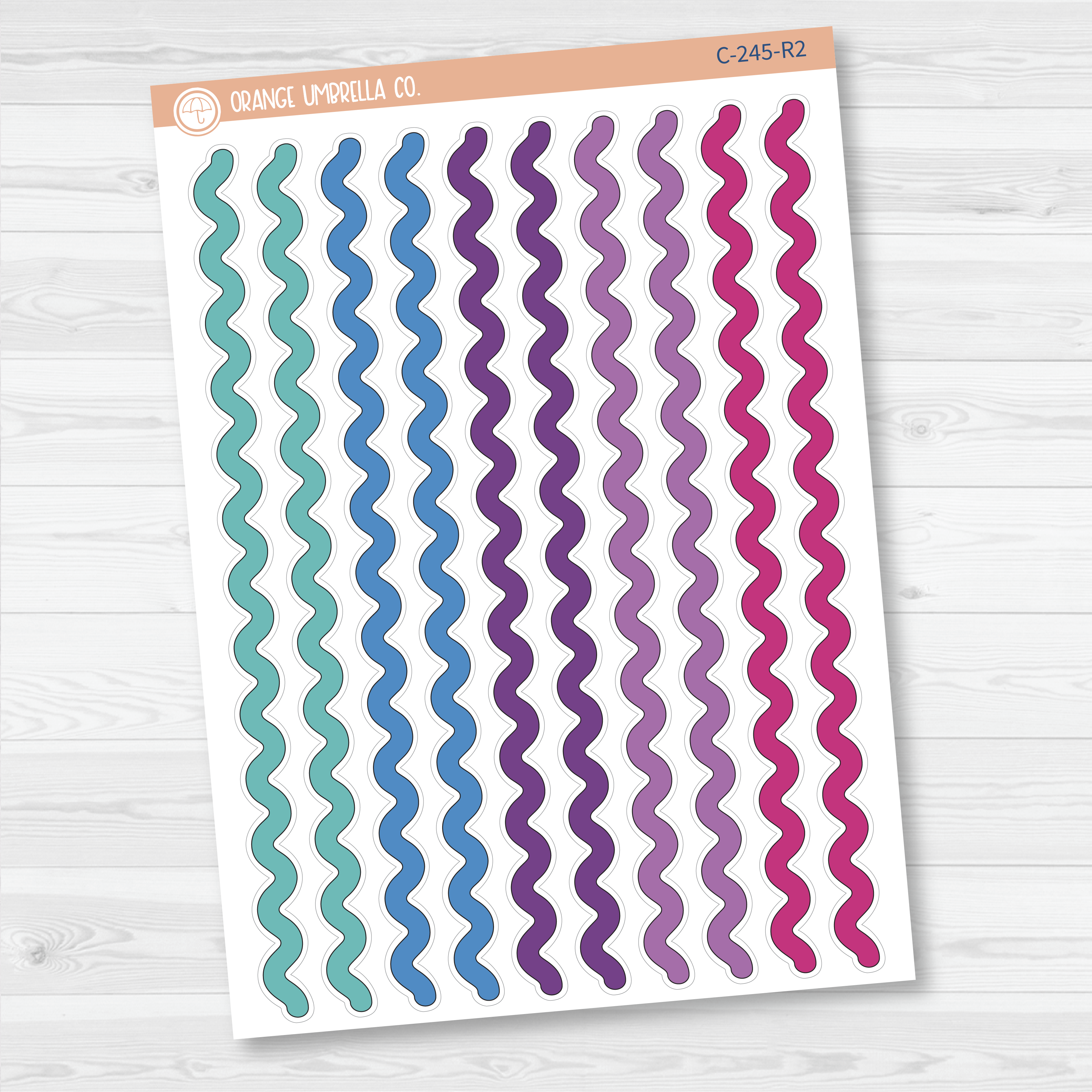 Ric Rak Washi Strips Planner Stickers | C-245