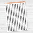 Flowers & Vine Pattern Washi Strips Planner Stickers and Labels | Clear Matte | C-274-CM