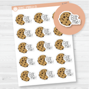 Bite Me Snark Cookie Quote Planner Stickers | C-295