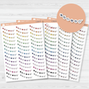 String Beads Deco Planner Stickers | C-301