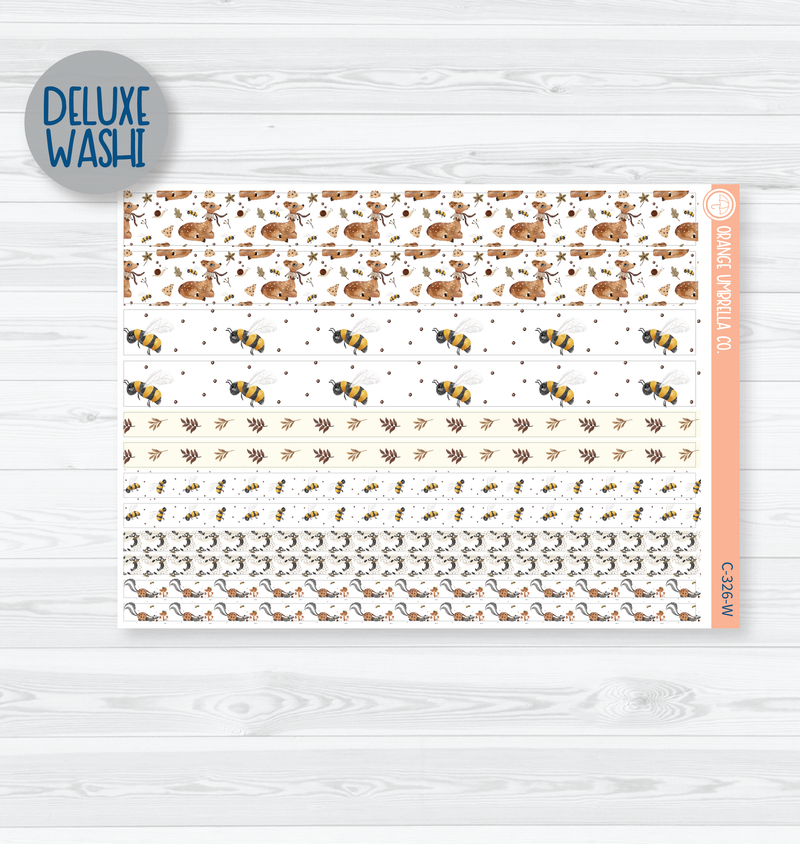 Woodland Babies Deco Planner Stickers | C-326