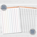 Custom Time Script Planner Stickers | Choose Font, Color, Material | *1 time per sheet* | customtime