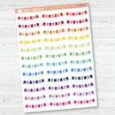 Banner Mini Flag Deco Planner Stickers | D-040