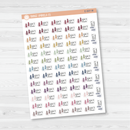 Dance Class Icon Script Planner Stickers | FC11 | E-007