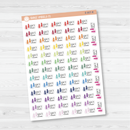 Dance Class Icon Script Planner Stickers | FC11 | E-007