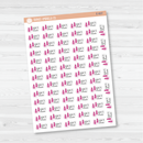 Dance Class Icon Script Planner Stickers | FC11 | E-007