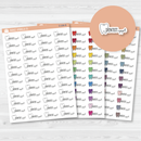 Dentist Appointment Icon Script Planner Stickers | FC11 | E-038