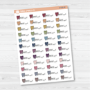 Dentist Appointment Icon Script Planner Stickers | FC11 | E-038