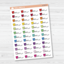Dentist Appointment Icon Script Planner Stickers | FC11 | E-038