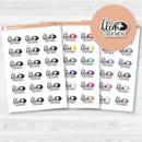 Pet Flea Treatment/Meds Icon Script Planner Stickers | E-044