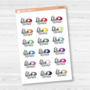 Pet Flea Treatment/Meds Icon Script Planner Stickers | E-044