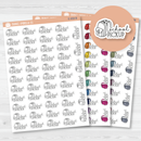 School Pickup Icon Script Planner Stickers | FC11 | E-059
