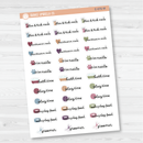 Pet Related Mixed Event Icon Script Planner Stickers | F16 | E-076