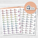 Clean House Icon Script Planner Stickers | FC11 | E-095