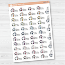 Clean House Icon Script Planner Stickers | FC11 | E-095