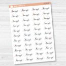 Hair Appt Script Planner Stickers | F2 | E-104