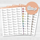 Vet Appt Script Icon Script Planner Stickers | FC12 | E-106