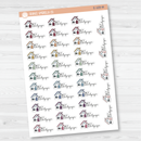 Pay Mortgage Icon Script Planner Stickers | FC11 | E-109