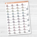 Pay Rent Icon Script Planner Stickers | FC11 | E-110
