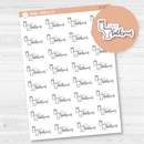 Clean The Bathroom Icon Script Planner Stickers | F2 |  E-117