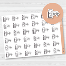 Clean The Fridge Icon Script Planner Stickers | F2 |  E-124