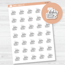 Do The Dishes Icon Script Planner Stickers | F2 |  E-125