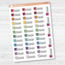 Orthodontist Appointment Icon Script Planner Stickers | FC11 | E-143