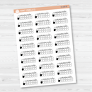 Medication AM/PM Icon Tracker Planner Stickers | E-150