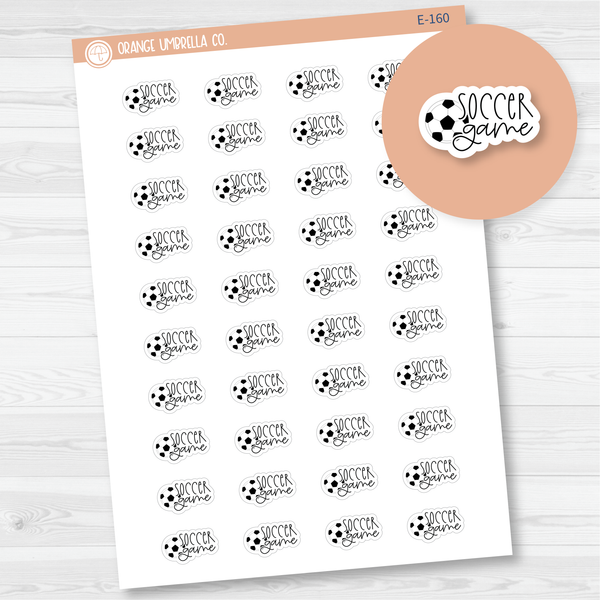 Soccer Game Icon Script Planner Stickers | FC12 | E-160