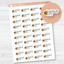 Basketball Game Icon Script Planner Stickers | FC12 | E-164
