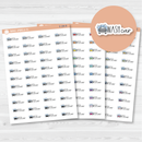 Wash Car Icon Script Planner Stickers | FC12 | E-186