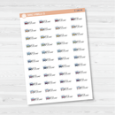 Wash Car Icon Script Planner Stickers | FC12 | E-186