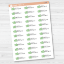 Budget Time Money Icon Script Planner Stickers | FC12 | E-189