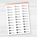 Wash Sheets Icon Script Planner Stickers | FC12 | E-192