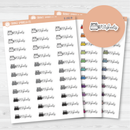 Wash Sheets Icon Script Planner Stickers | FC12 | E-192