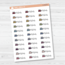 Wash Sheets Icon Script Planner Stickers | FC12 | E-192