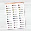 Wash Sheets Icon Script Planner Stickers | FC12 | E-192