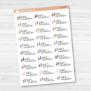 Dance Competition Icon Script Planner Stickers | FC12 | E-193